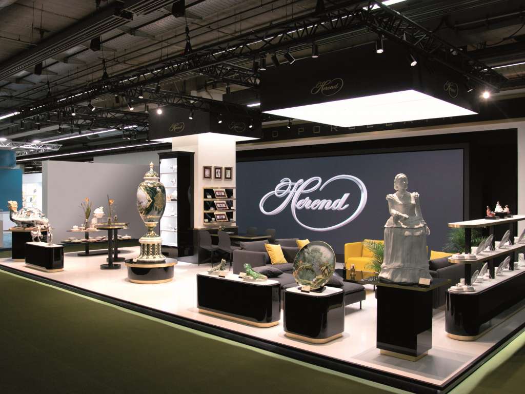 Herendi Porcelán Booth, Frankfurt Ambiente 2020 / Installation of an Indoor LED Video Wall