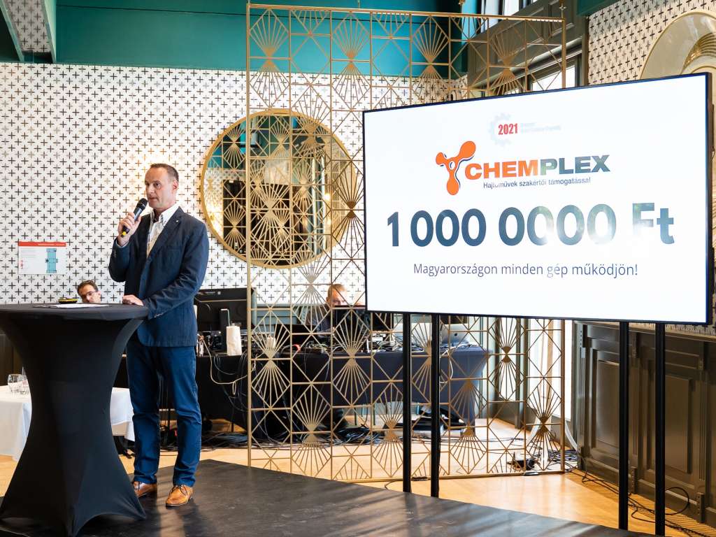 I. 2021 Hungarian Industrial Single-Purpose Machine Award (Chemplex Kft.) - events technology operation