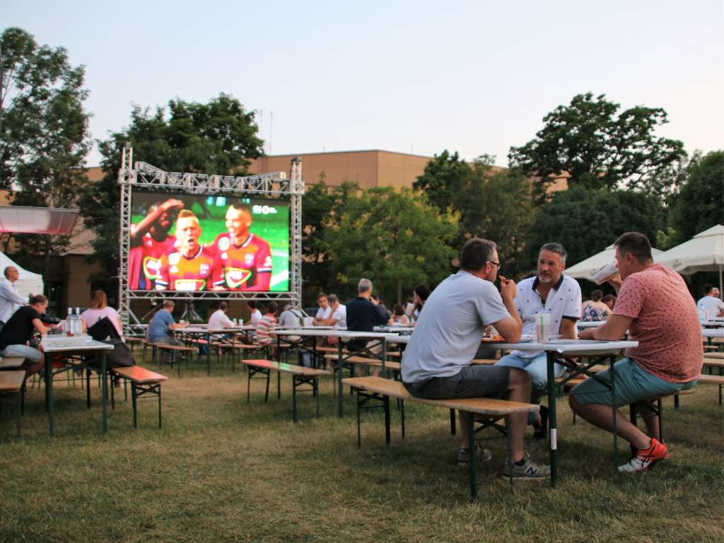 UEFA Euro 2020 fan zone in MOM Sport Garden