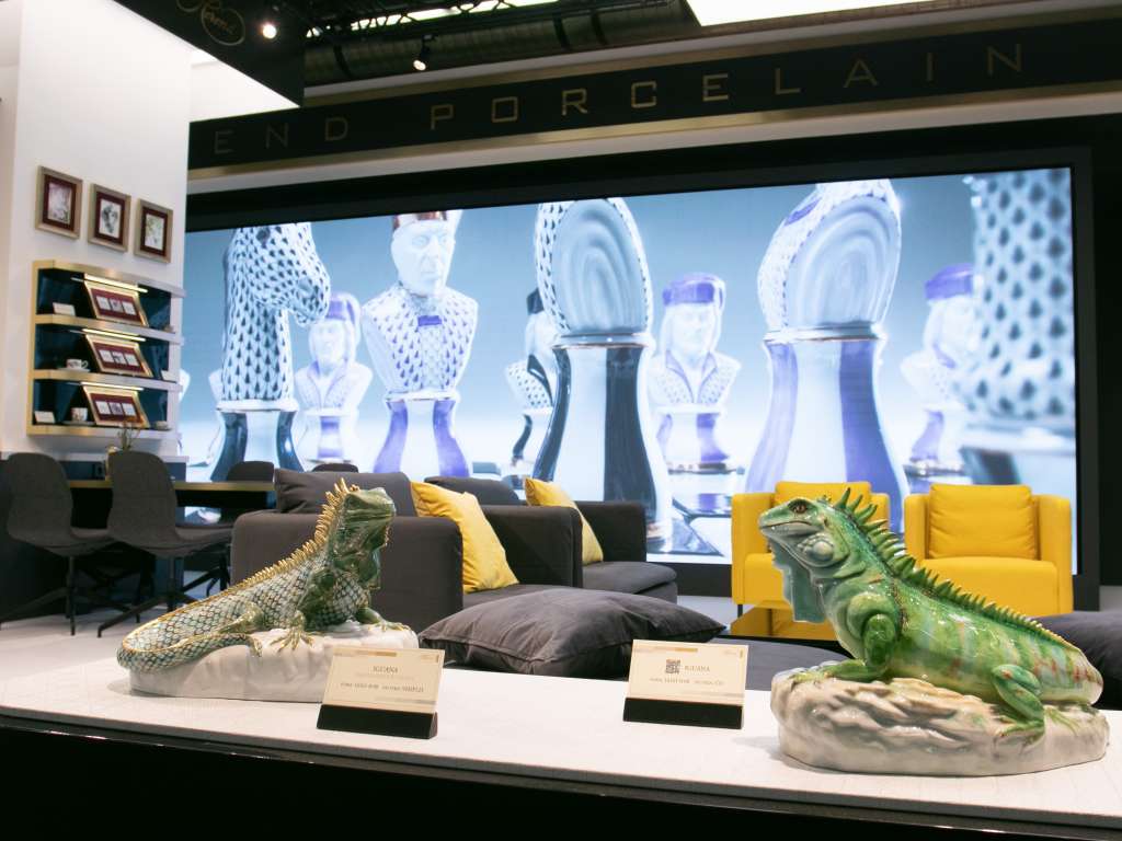 Herendi porcelán stand Frankfurt Ambiente 2020 3