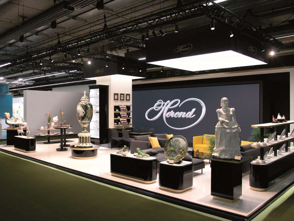 Herendi porcelán stand Frankfurt Ambiente 2020