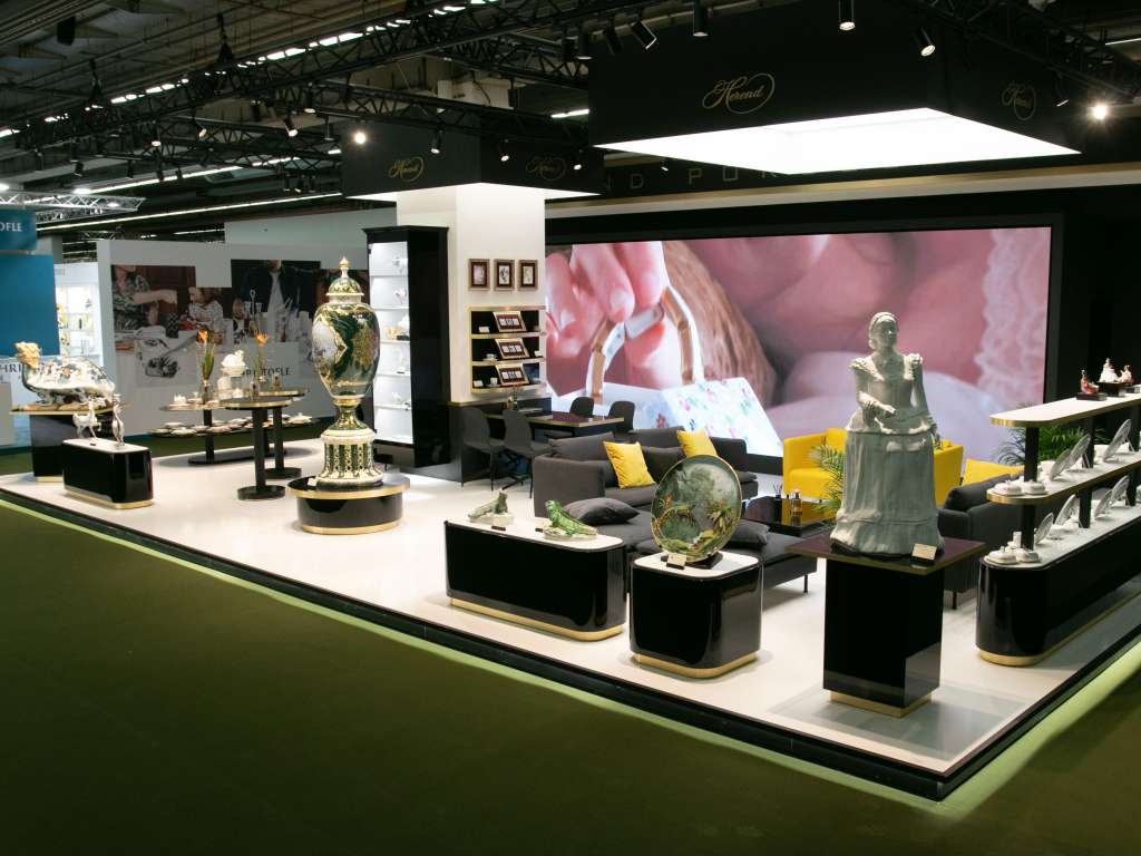 Herendi porcelán stand Frankfurt Ambiente 2020 4