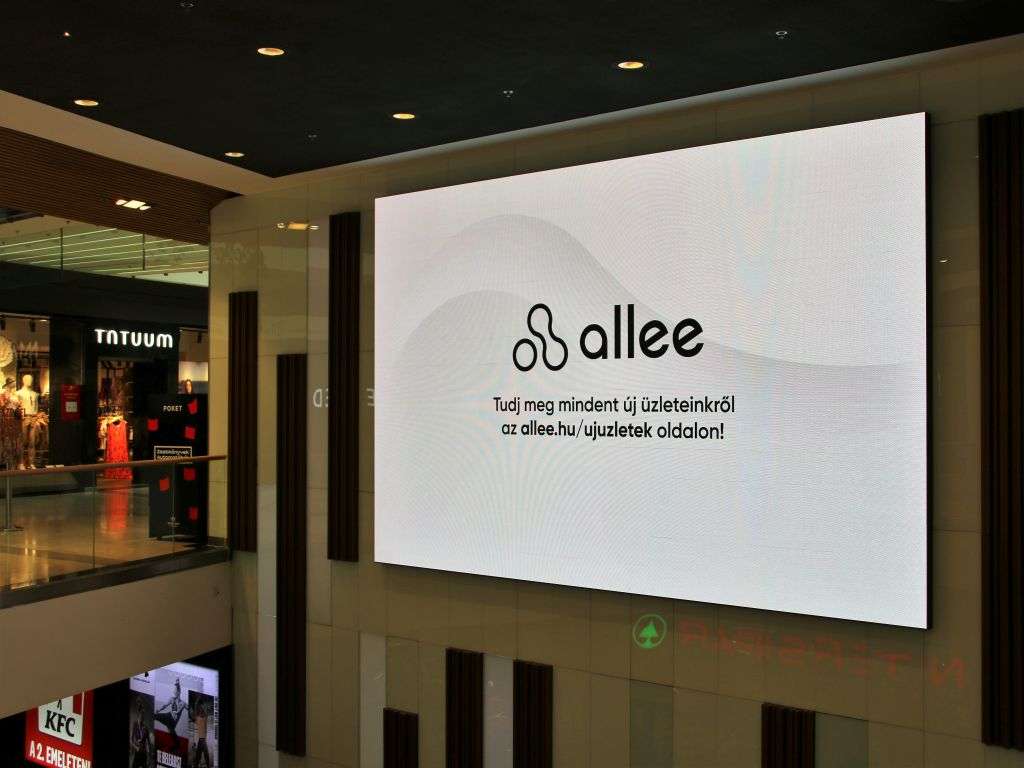 Kültéri és beltéri LED-falak cseréje az Allee Bevásárlóközpontban 5