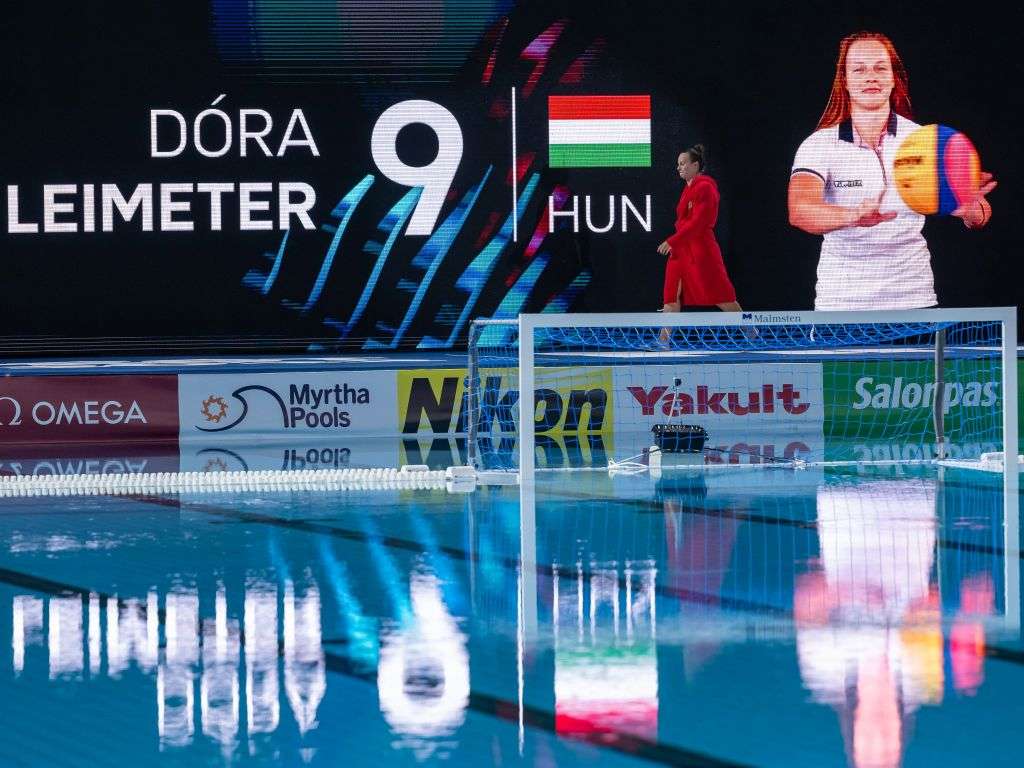 FINA 2022 – LED-es eredményjelző és LED-perimeter rendszerek a vizes világbajnokság vízilabda sport eseményein 2